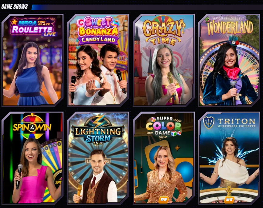 Juegos de Casino en la aplicación móvil de WinRolla